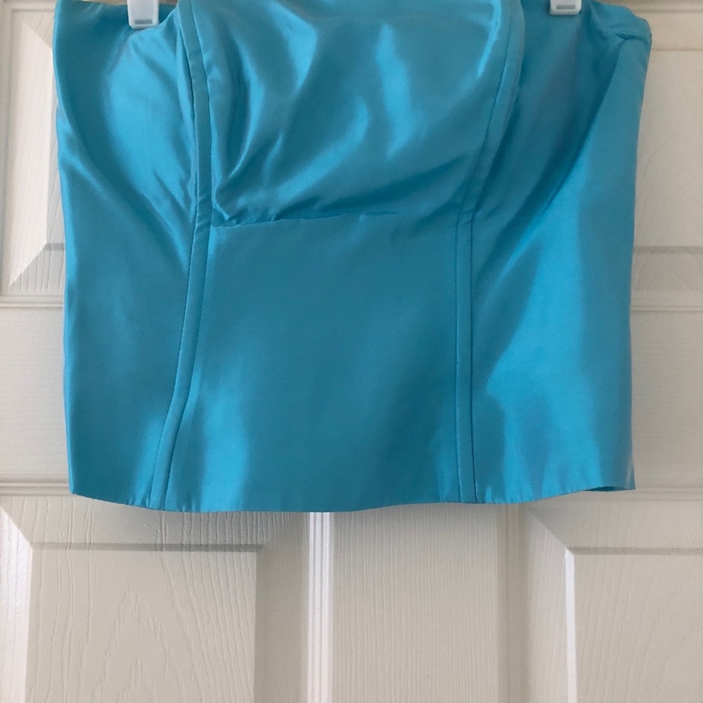 Teal prom or formal event Two Piece  dress
